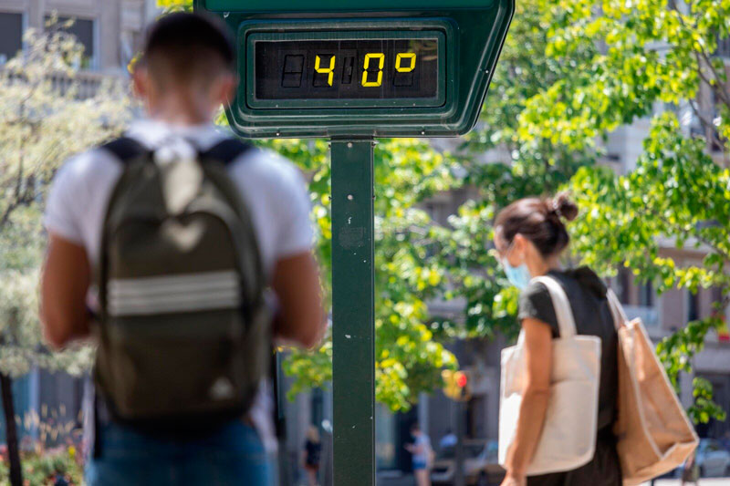 Estudio de la evolución futura de la temperatura máxima en las principales ciudades de la península Ibérica
